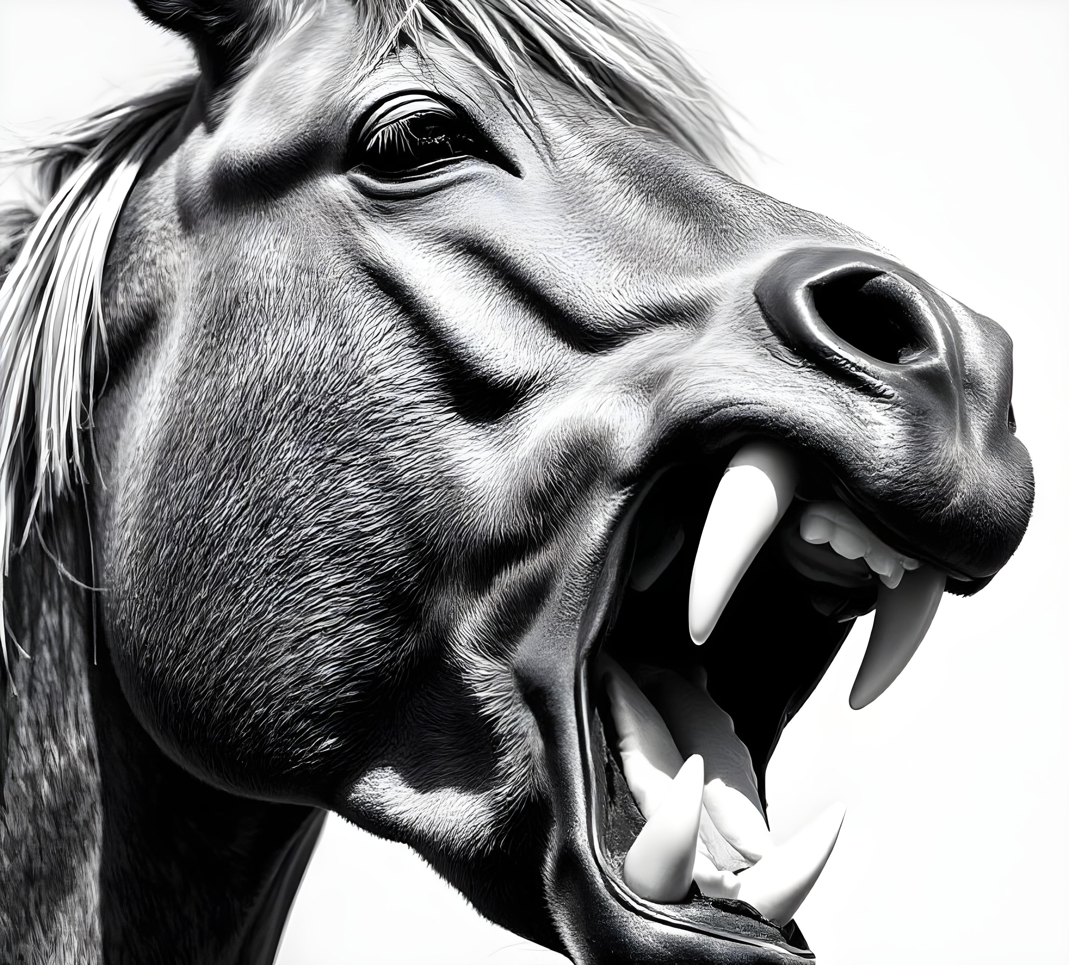 Конь с зубами льва